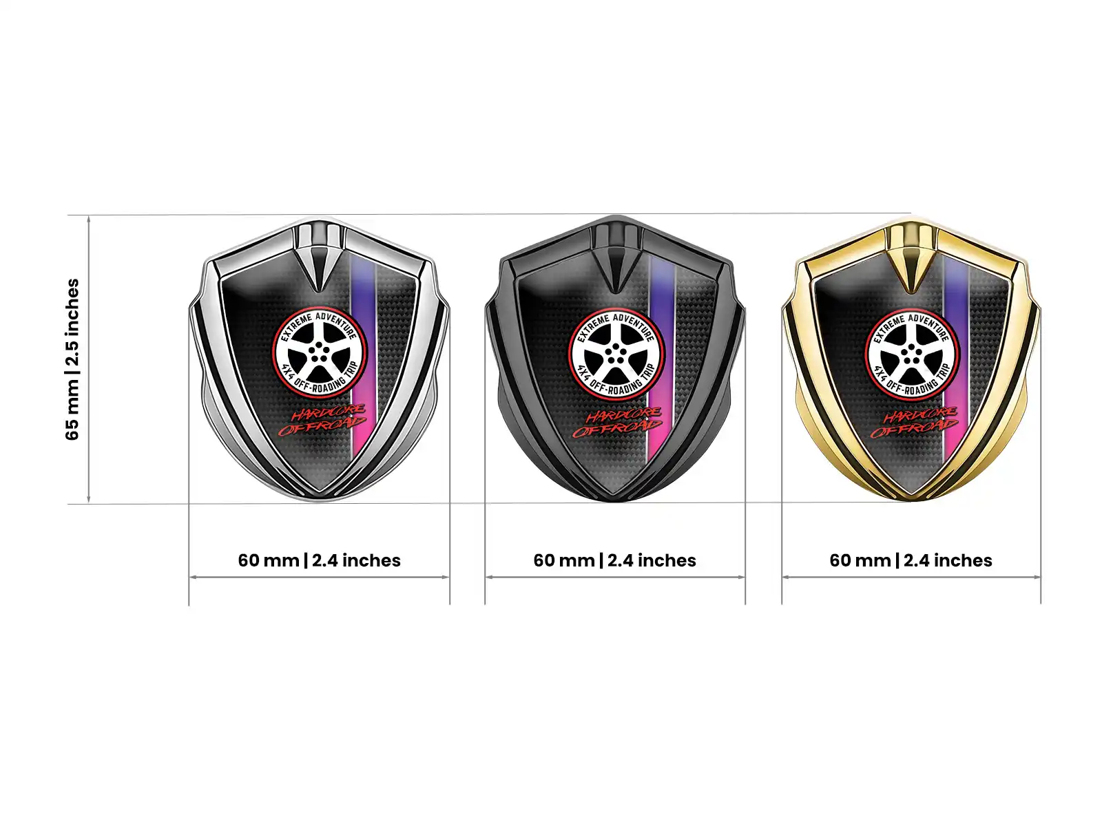 Custom Metal Emblems Customizable Force Design